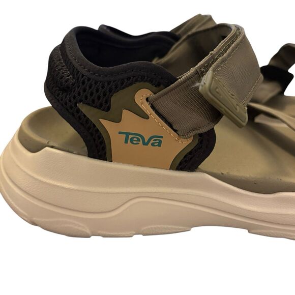 NWOB MENS SIZE 11 DARK OLIVE TEAL 1124049 TEVA ZYMIC TRAVEL SPORT SANDALS - Picture 6 of 16